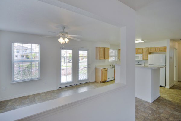 Interior Kitchen And Dining Area
